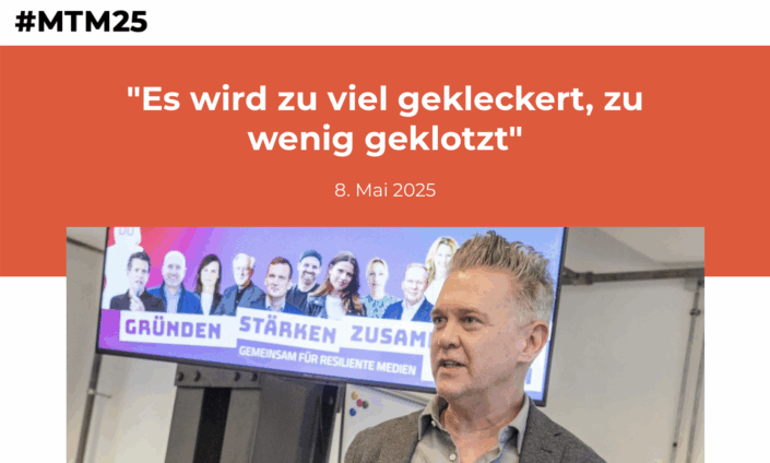 Screenshot von blog.medientage.de