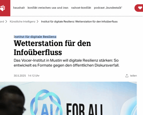 Screenshot von taz.de